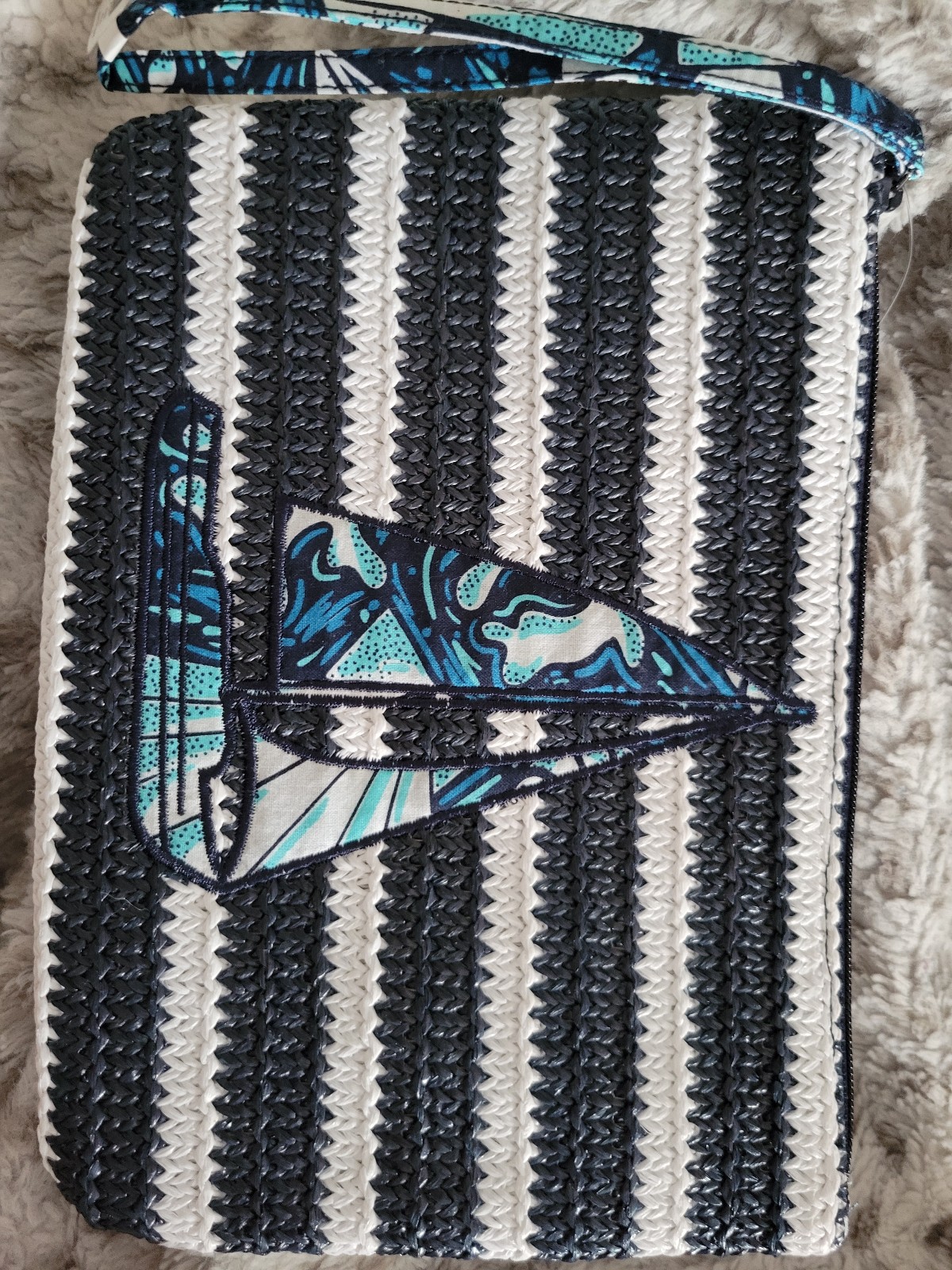 Vera Bradley sailboat clutch