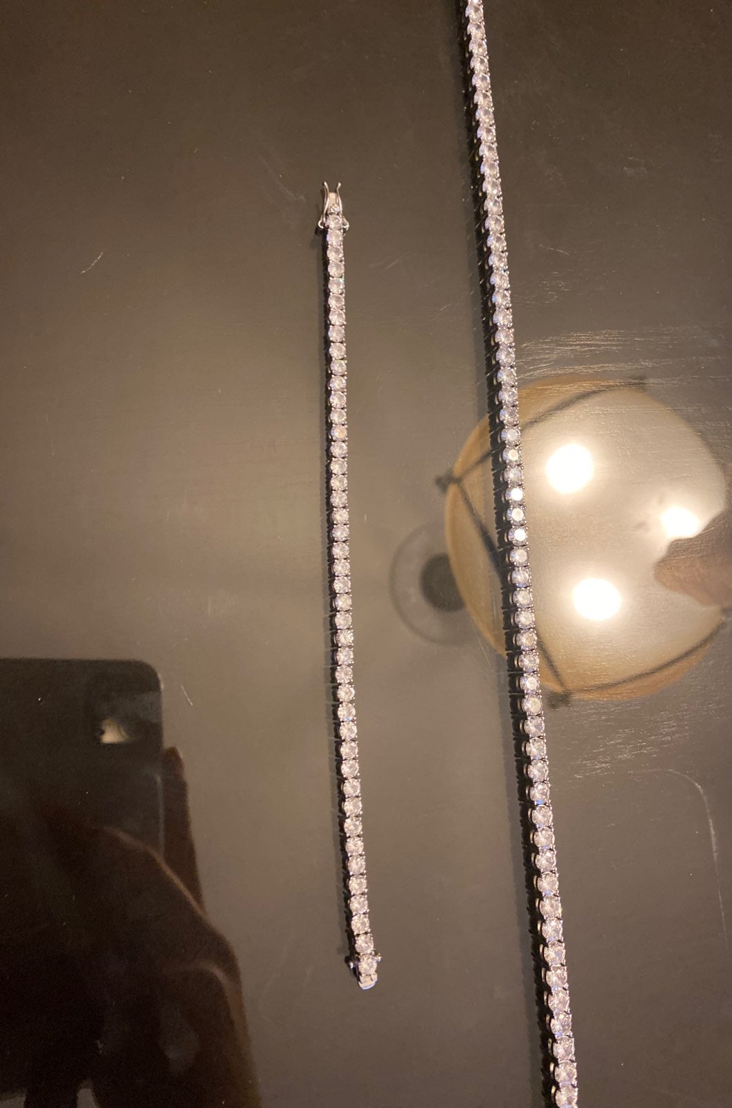 Iced Out Necklace+Bracelet Combo