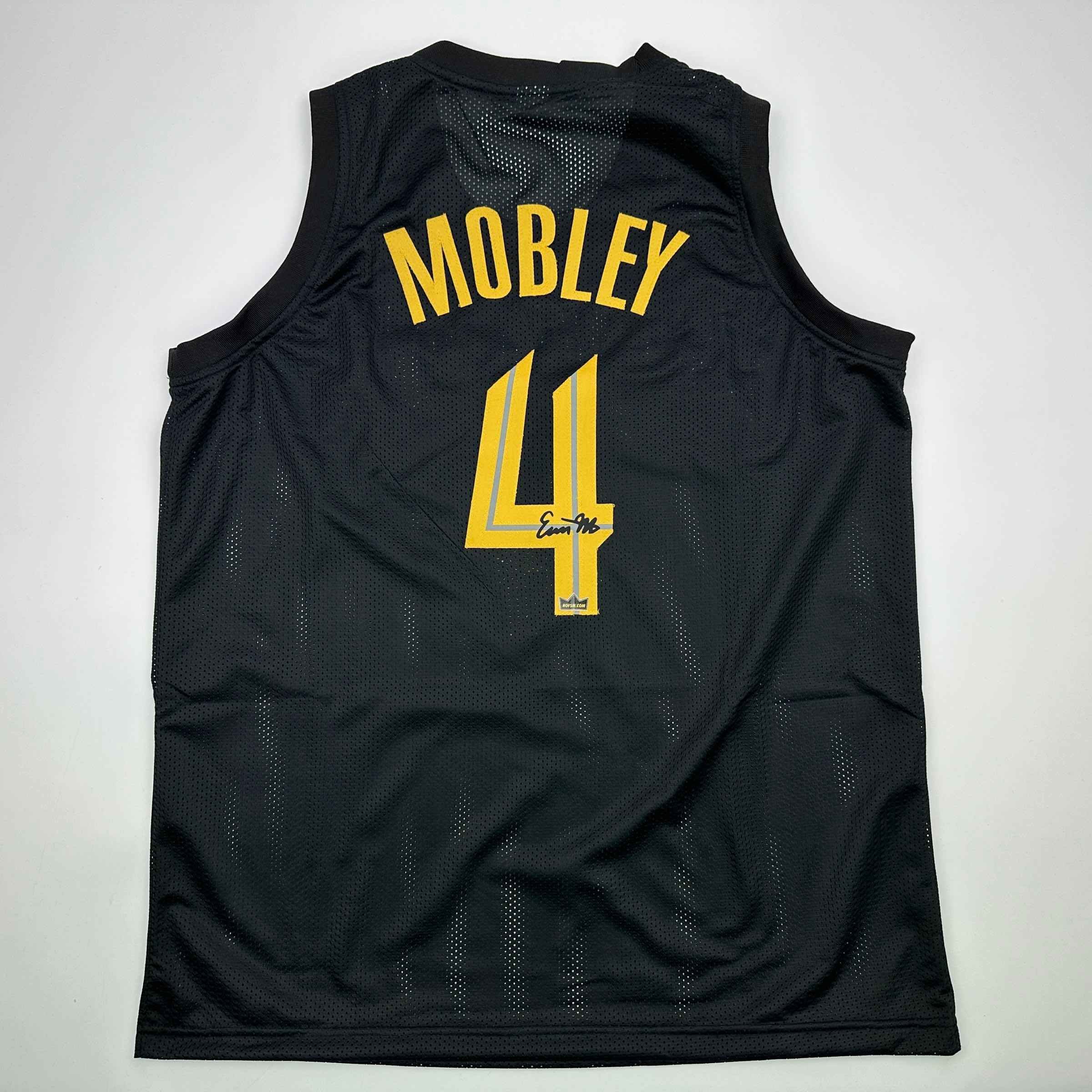 Facsimile Autographed Evan Mobley Cleveland Black Auto Jersey Size Men's XL
