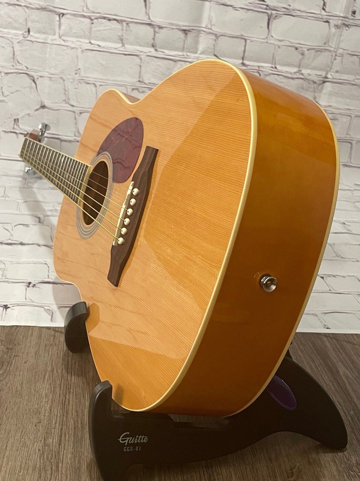 SPECTRUM AIL-38C Acoustic Guitar_Very GOOD _Extremely NICE_w/ Soft Case_Like New
