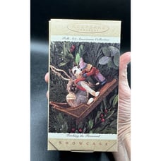 Hallmark Fetching the Firewood Folk Art Americana Collection Ornament NEW -27D