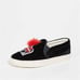 Soludos NIB Velvet Show Pony Sneaker in Black Sz 6.5