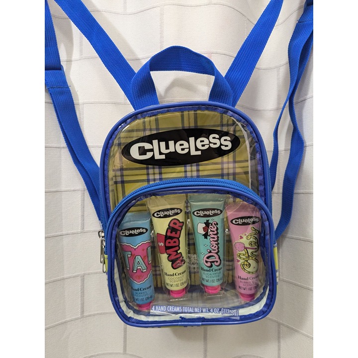 Clueless Mini Backpack Set Of 4 Hand Creams Lotions NWT By Taste Beauty 90s