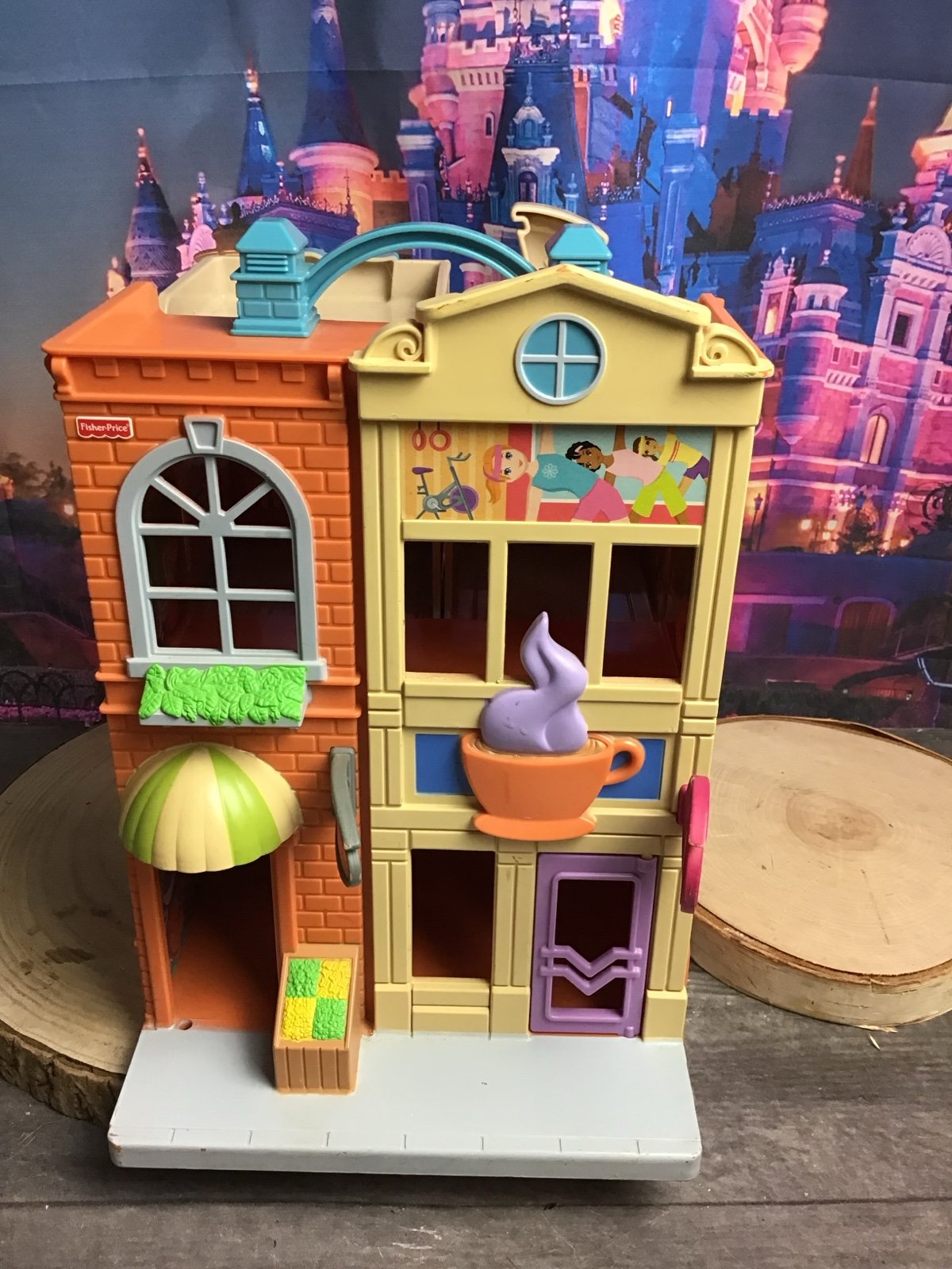 Fisher price loving family sweet streets shopping district 2005 Mattel vintage