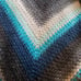 Moss Stitch Triangle Shawl
