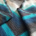 Moss Stitch Triangle Shawl