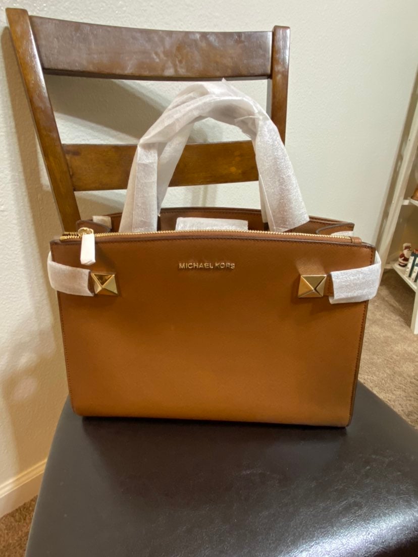 Michael Kors Karla satchel in Leather