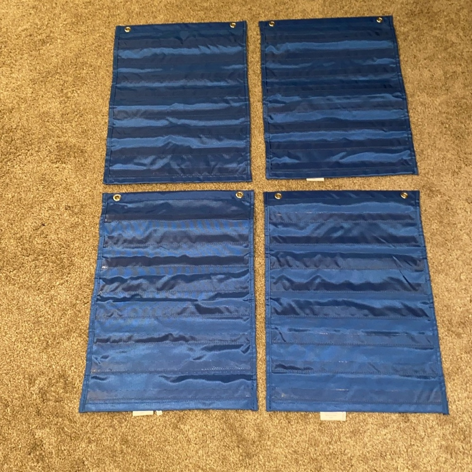 Set of Four Pocket Charts