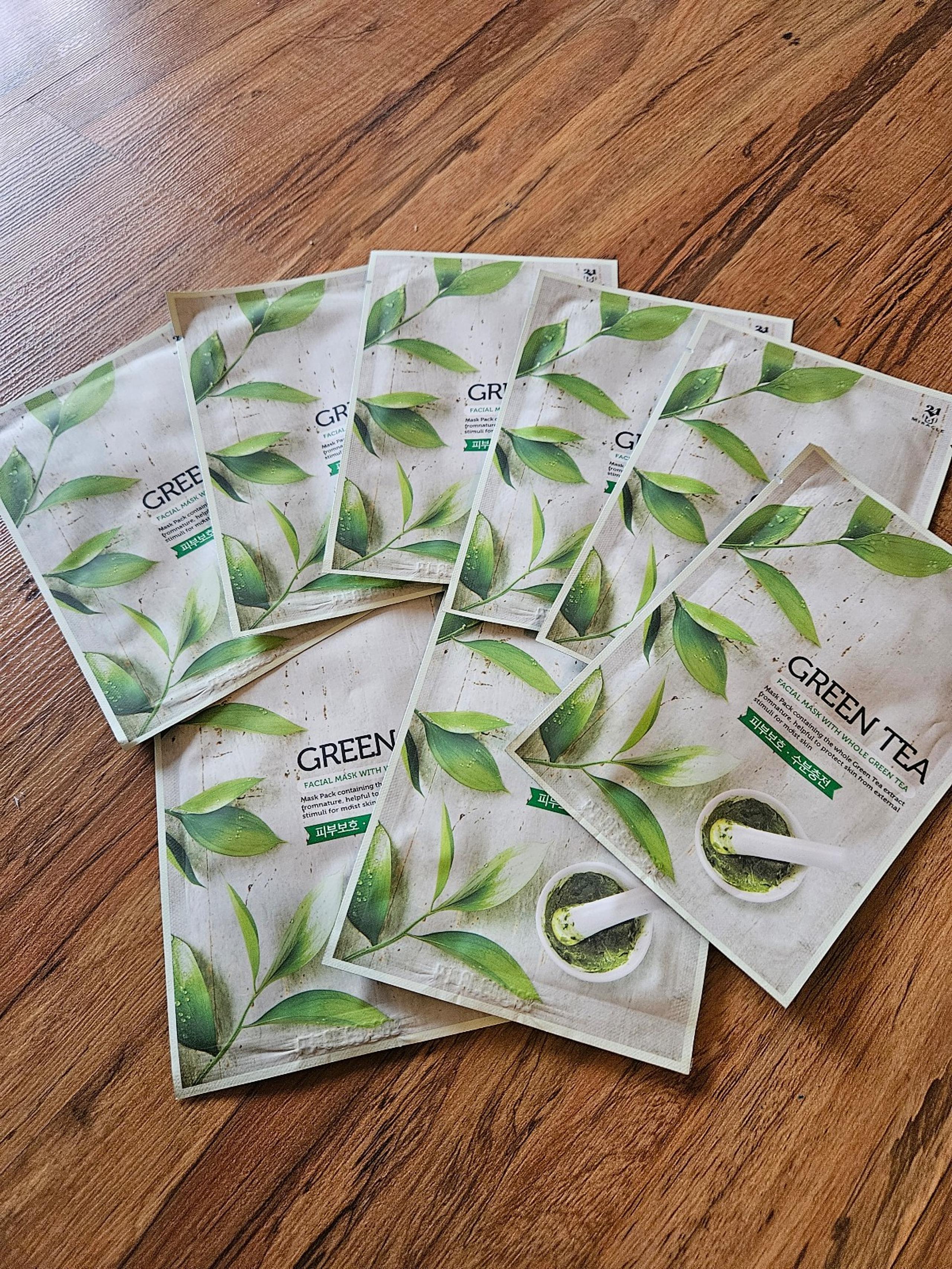 20x Green Tea and more Facial Masks