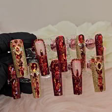 Ruby Press On Nails