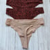 New CHANTELLE Set Of 3 Soft Stretch Seamless Thong Panty One size
