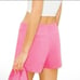 ZARA SPLIT SKIRT SHORT SKORT STRAWBERRY