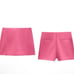 ZARA SPLIT SKIRT SHORT SKORT STRAWBERRY