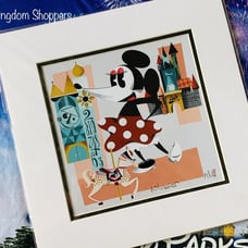 Disney McBiff Minnie Mouse Fine Art Print Time Well Spent Disneyland SIGNED