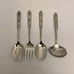 Oneida Deluxe Floral Bouquet Stainless Flatware 4 Piece Serving Utensils.