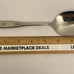 Oneida Deluxe Floral Bouquet Stainless Flatware 4 Piece Serving Utensils.