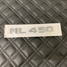 CHROME ML 450 Fit Mercedes Rear Trunk Emblems Logo Badge Letter Number 3M ML450