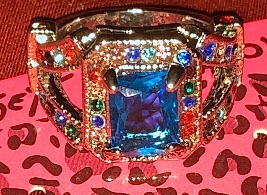 Designer gem ring