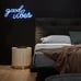 Good Vibes Neon Sign for Bedroom Wall Decor Powered by USB Neon Light
