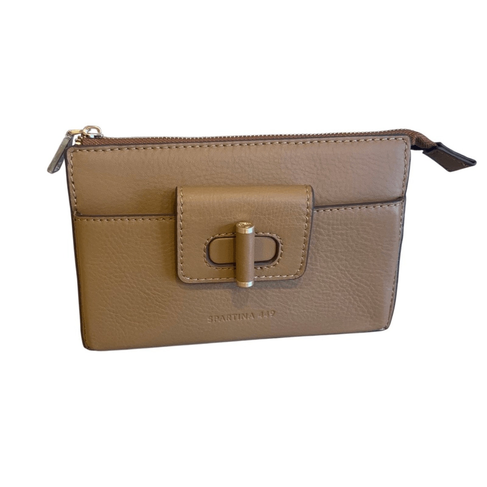 Spartina Crossbody Purse Bag Tan Nude New
