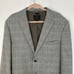 Jos. A. Bank Blazer Coat Mens Size XXL Gray Plaid Career Business Formal Holiday