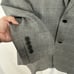 Jos. A. Bank Blazer Coat Mens Size XXL Gray Plaid Career Business Formal Holiday