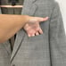 Jos. A. Bank Blazer Coat Mens Size XXL Gray Plaid Career Business Formal Holiday