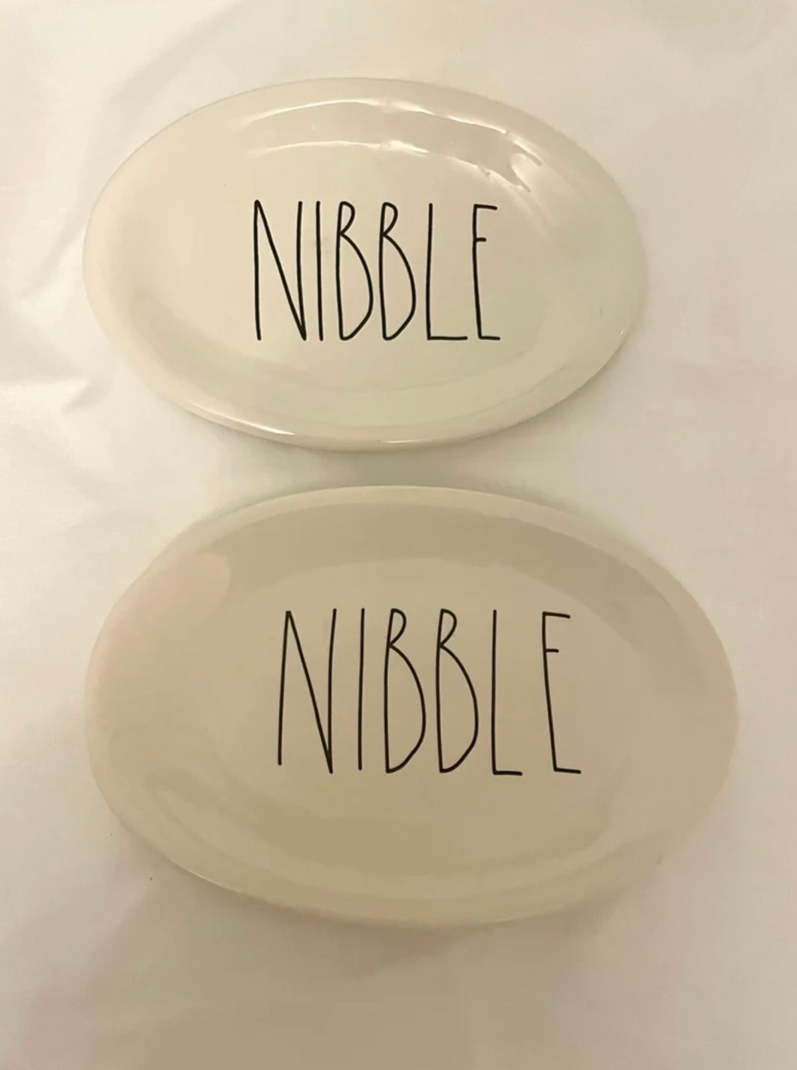 Rae Dunn NWT Oval Appetizer Plate
