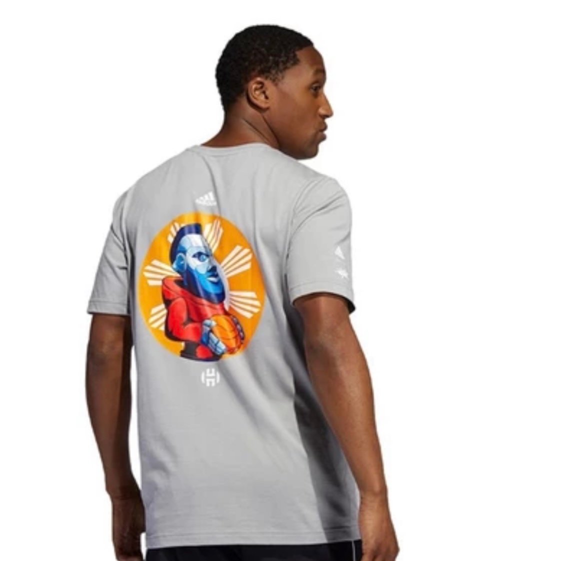 Quiccs TEQ63 Adidas Harden Graphic T-Shirt Brand New Size: Large