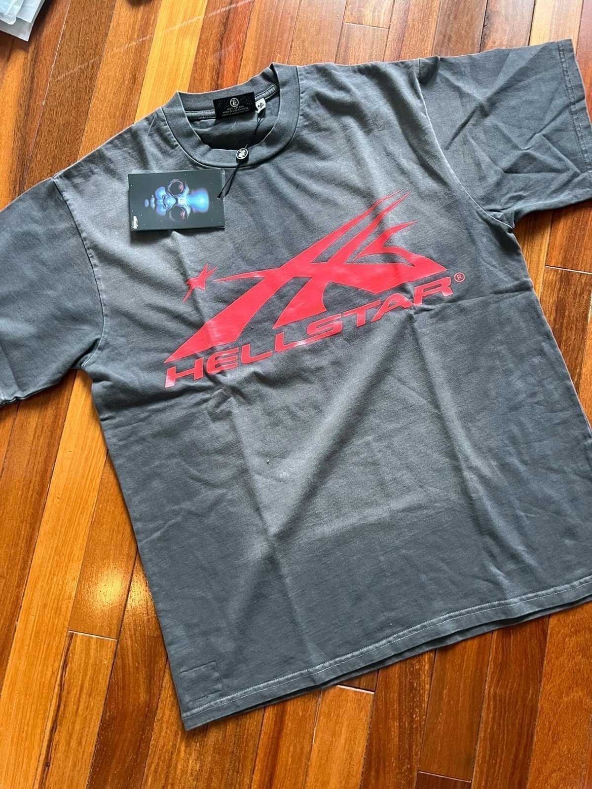 Black red Hellstar T-shirt Size Small