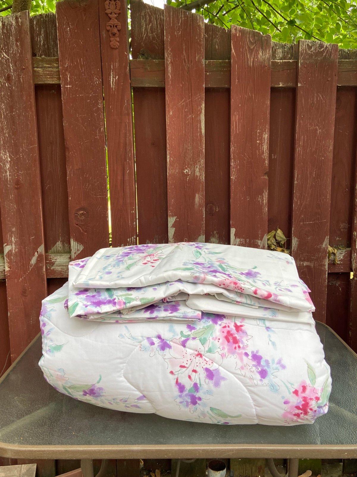 Five Piece Curtain and Bedspread Set