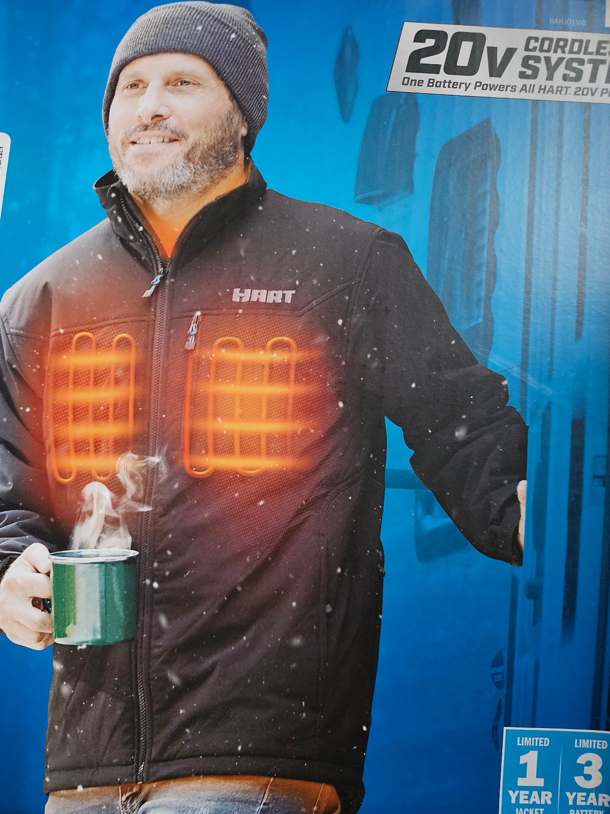 Hart Heated Jacket Mens Medium New In Box