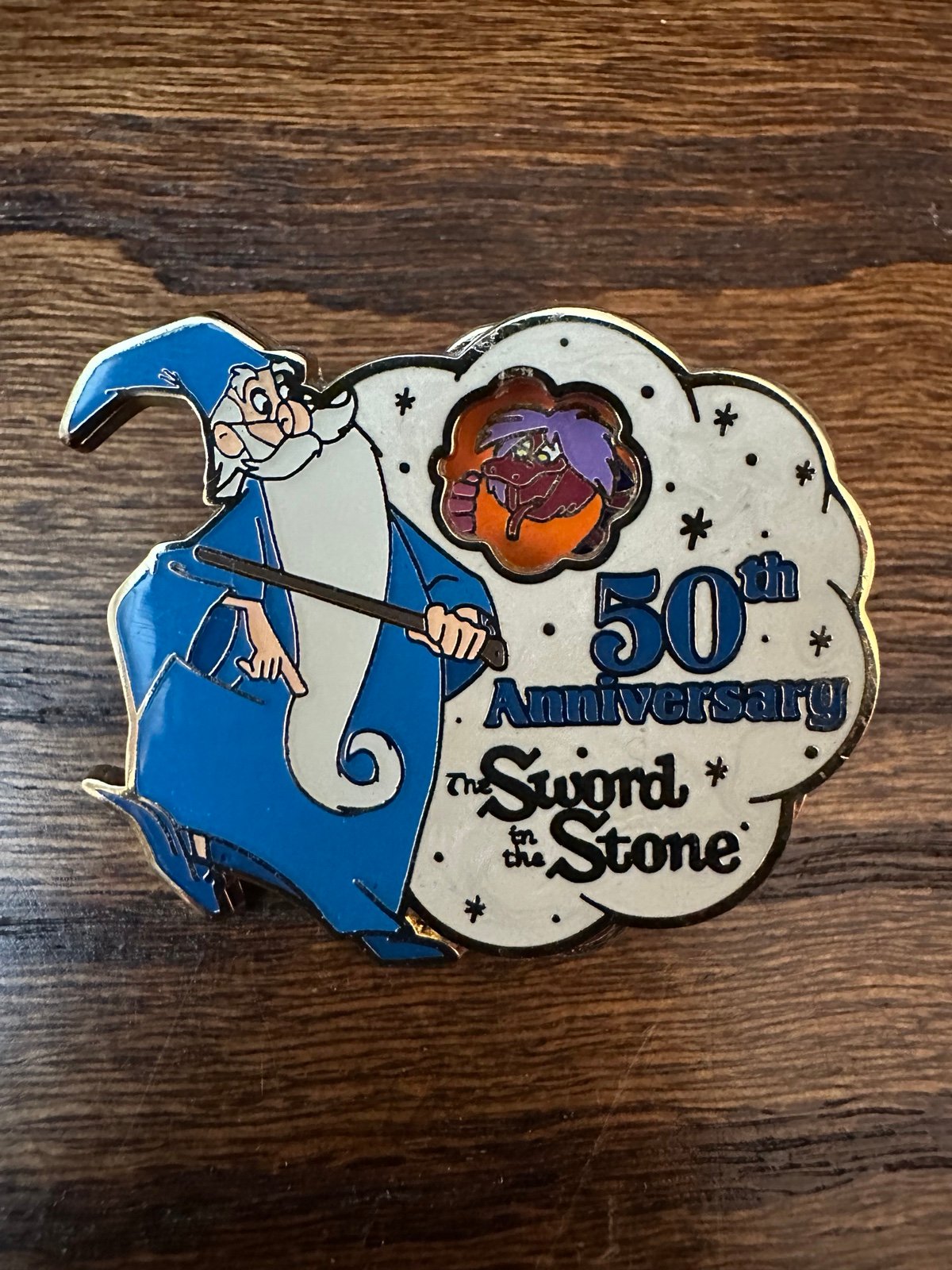 FREE SHIPPING Disney The Sword in the Stone 50th Anniversary limited edition pin