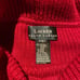 Women Ralph Lauren Burgundy Turtleneck Shawl Collar Sweater Size Large