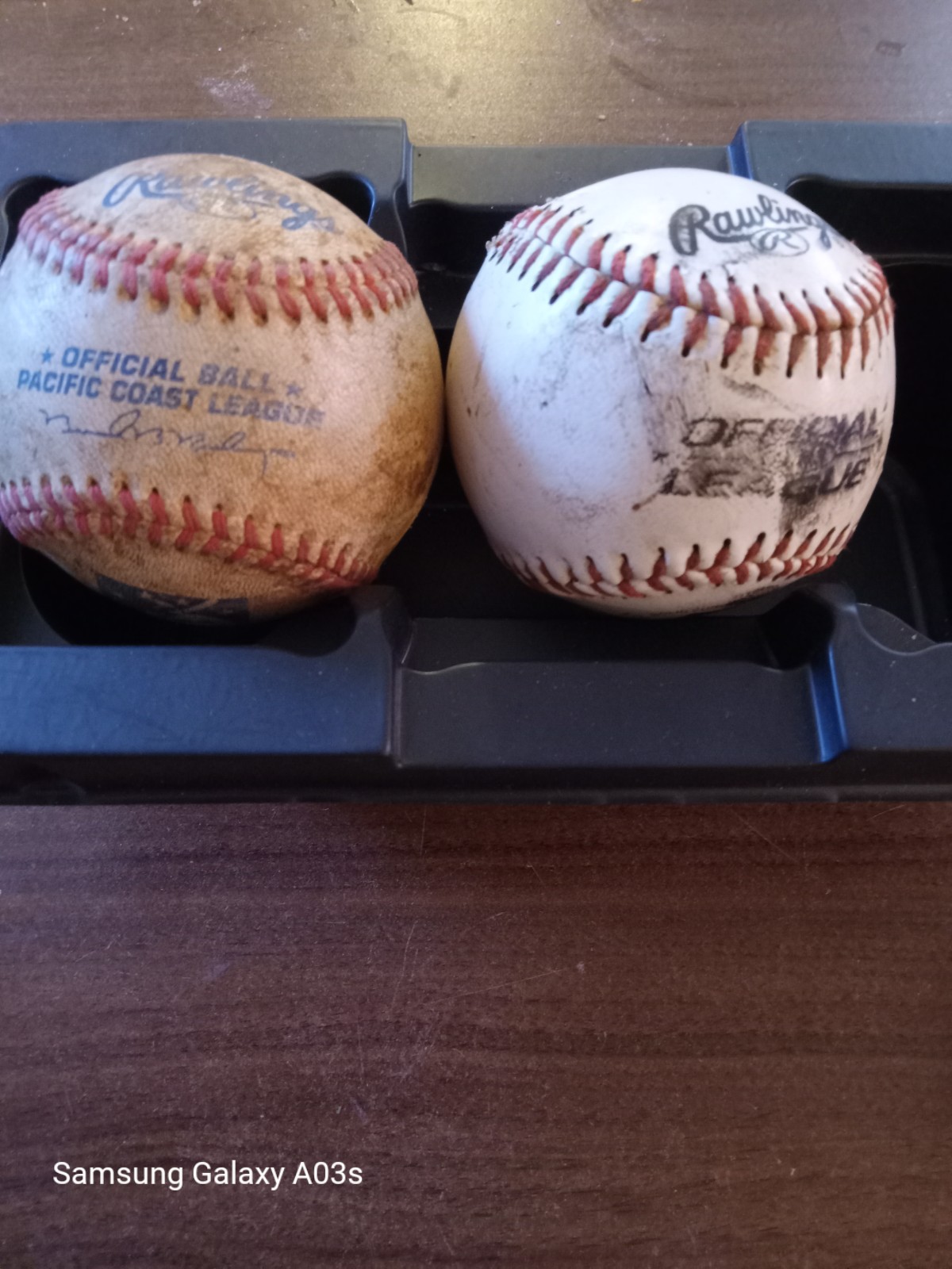 Old school official baseballs