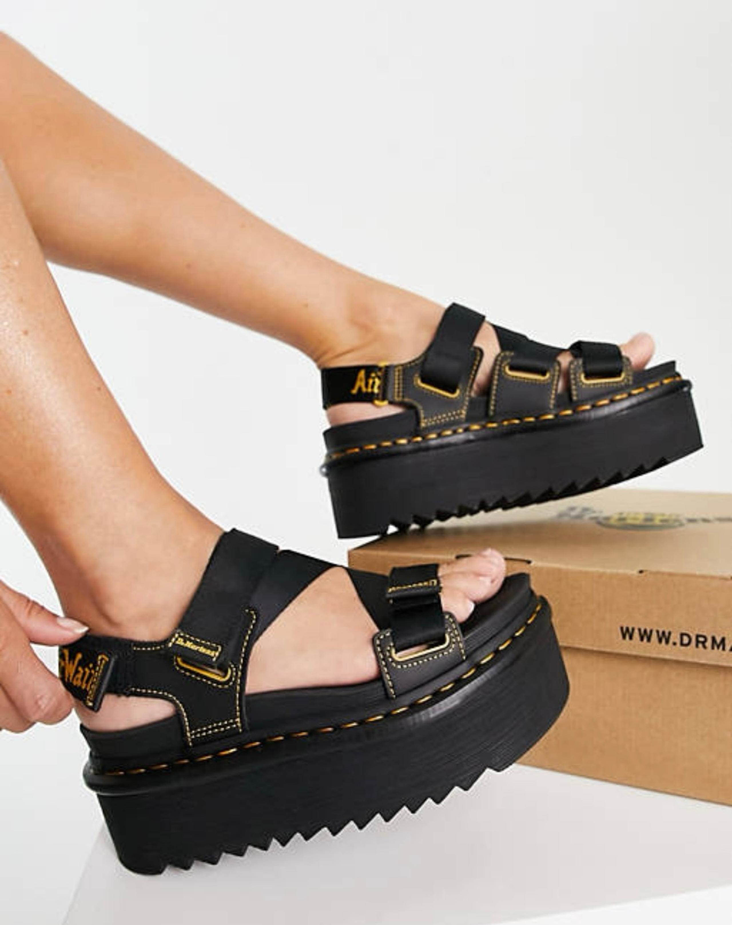 Dr. Martens Kimber Strappy Platform Sandals US 10; EU 42 NWOB