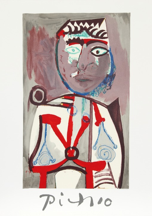 Personnage by Pablo Picasso, Marina Picasso Estate Lithograph Poster