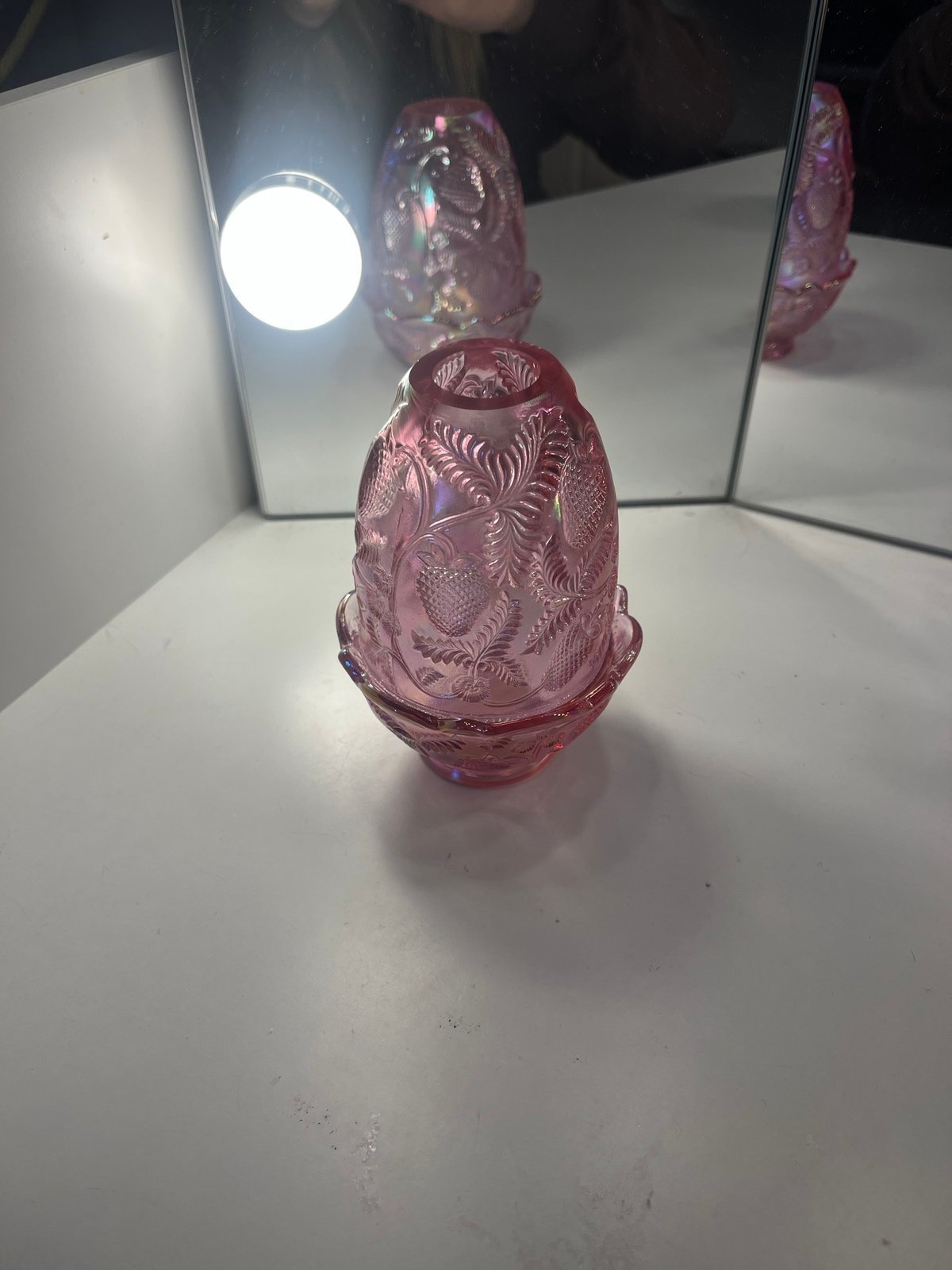 fenton fairy lamp