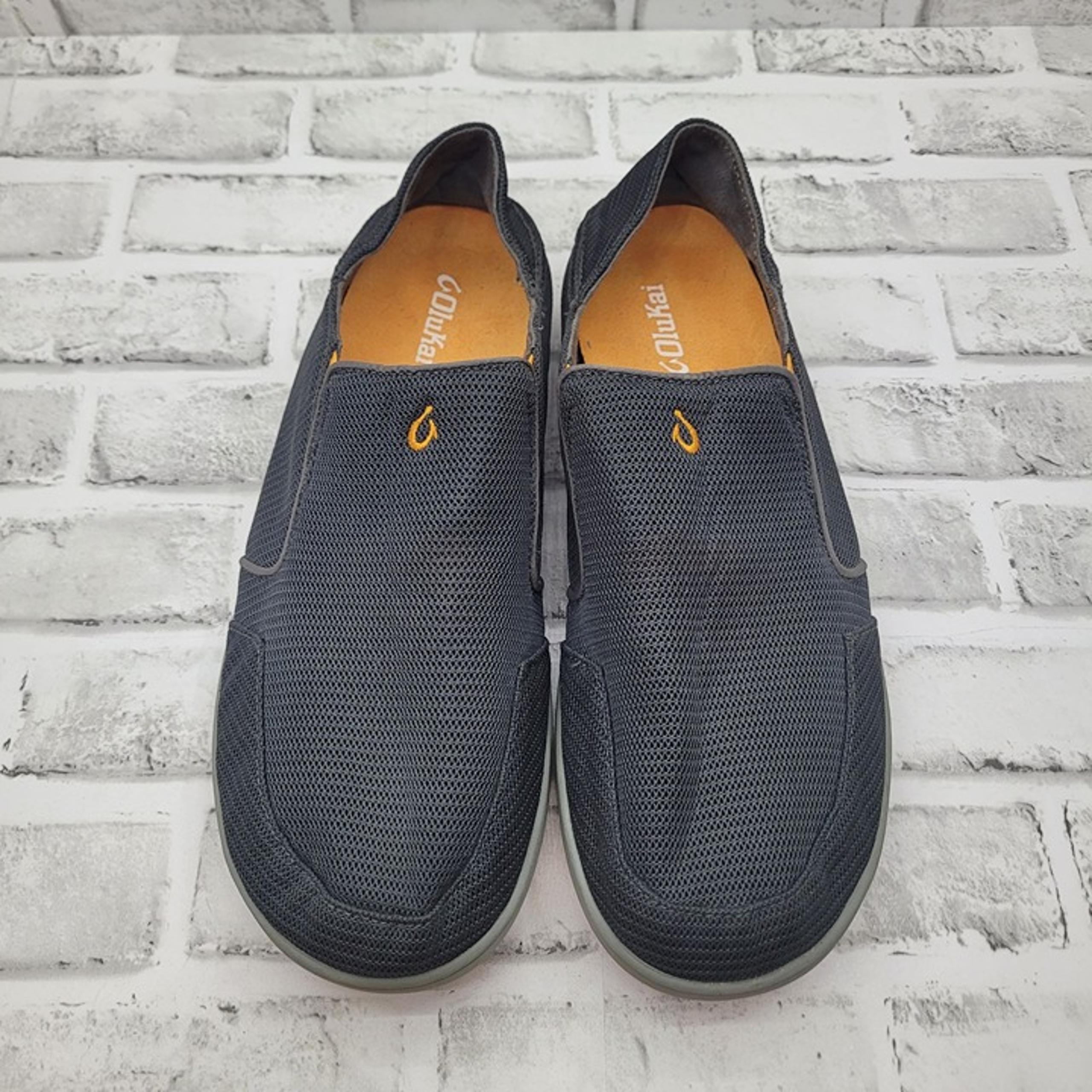 Olukai Nohea Mesh Black Convertible Men's Slip On Shoes Size 13