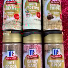 Mccormick limited edition finishing sugars set of 6 NEW