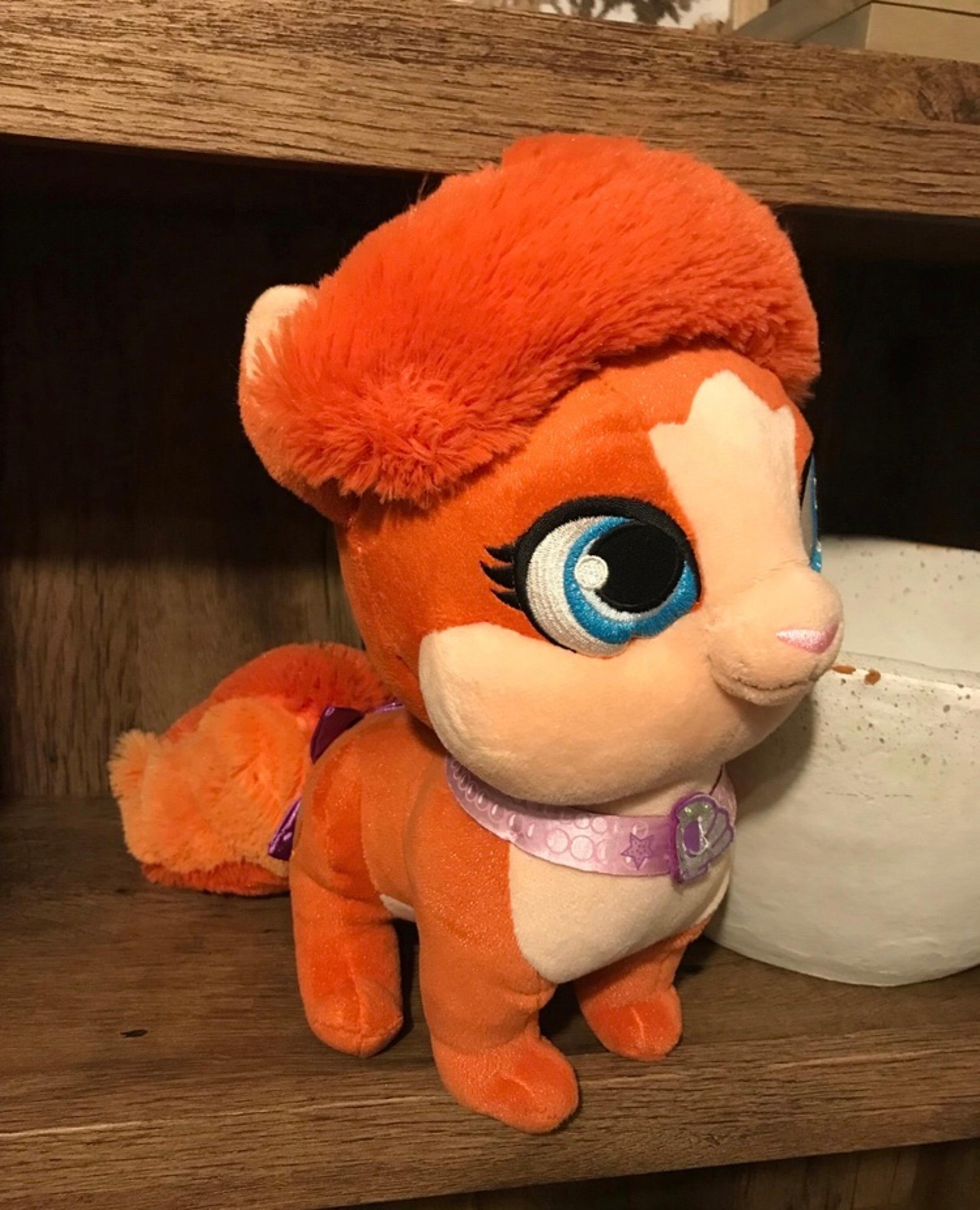 Disney Store Palace Pets Treasure Plush Ariel Orange Cat Stuffed Animal 15" Toy