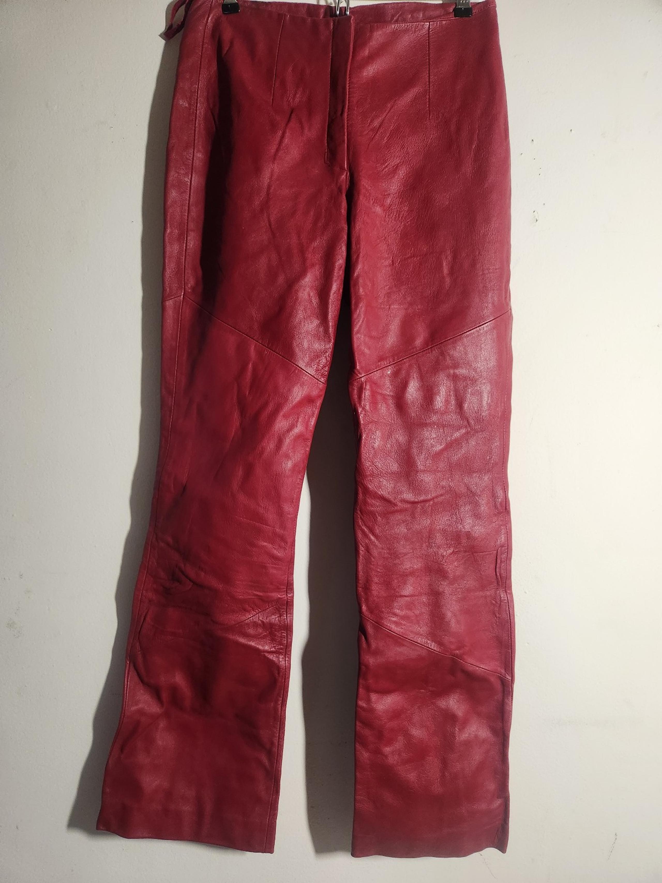 Wilson's Red Leather Pants