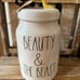 Rae Dunn Disney Beauty & The Beast canister