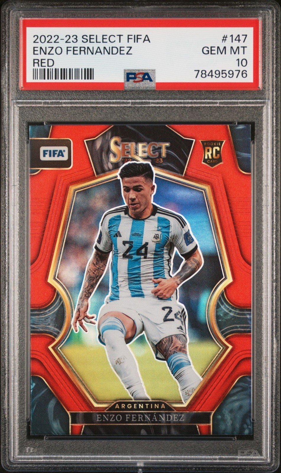Enzo fernandez rookie card psa 10