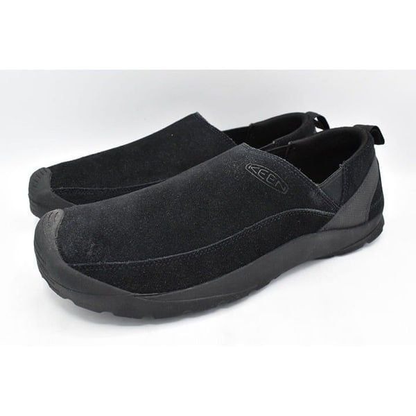 Keen Mens Size 12 Jasper Black Suede Slip On Shoes Sneakers 19295