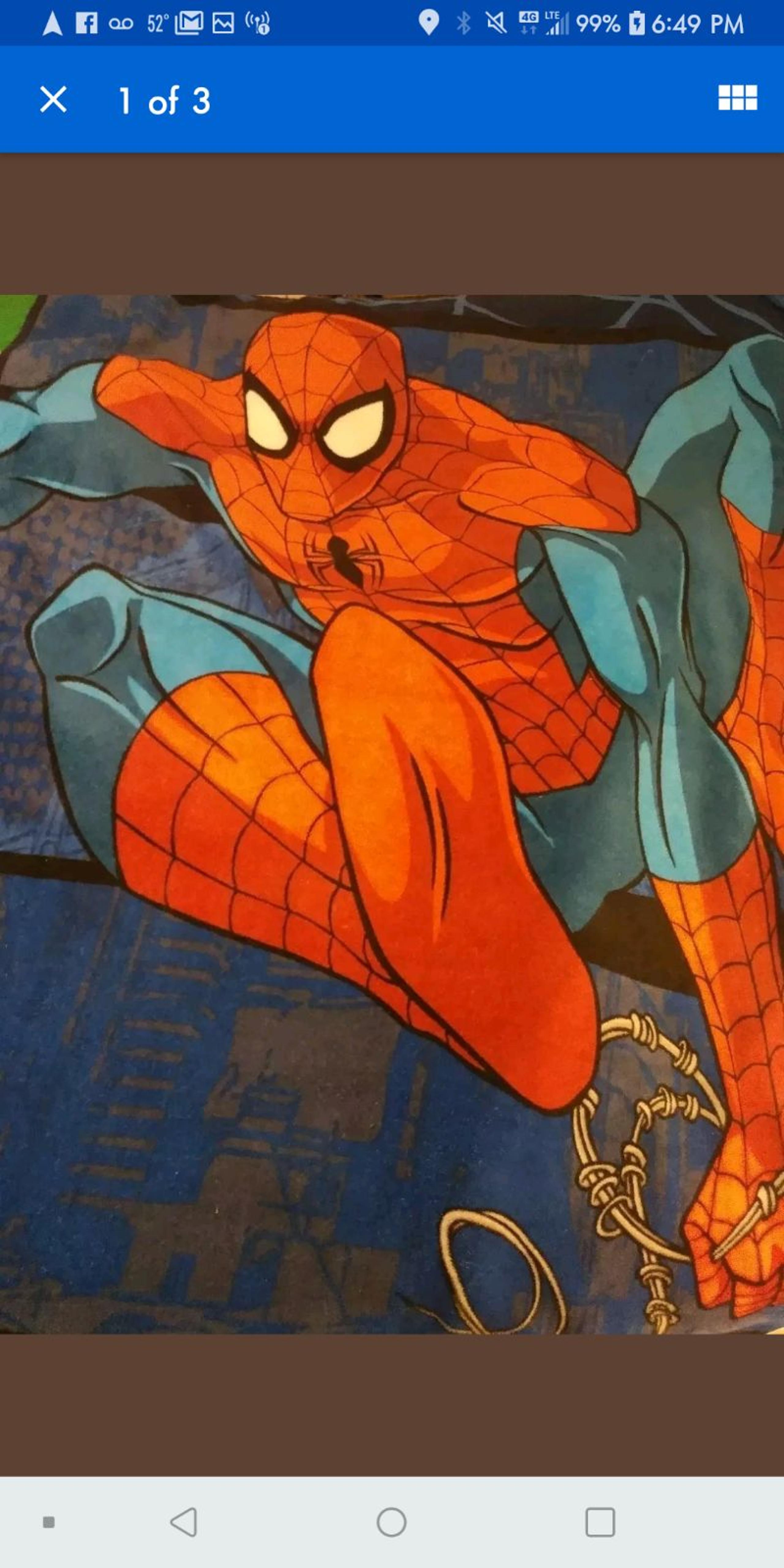 Spiderman Blanket For Toddler