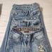 Jeans with defects