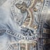 Jeans with defects