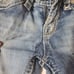 Jeans with defects