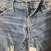 Jeans with defects